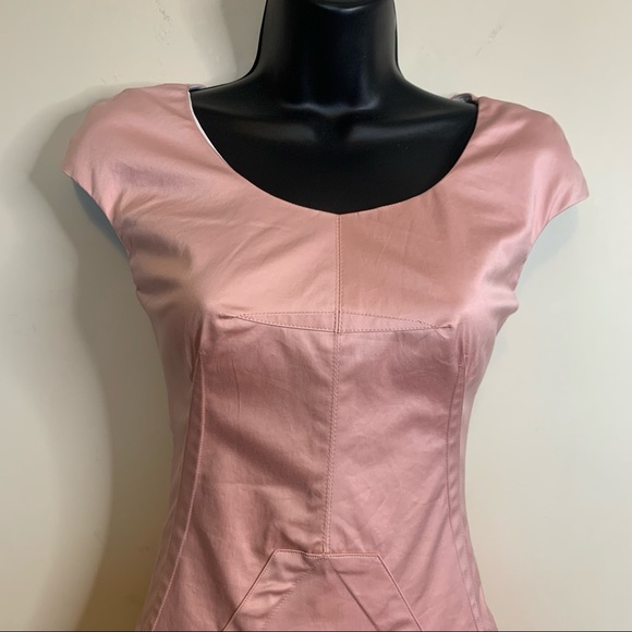 D&G Dolce and Gabbana Blush Pink Bodycon Dress - Picture 6 of 16